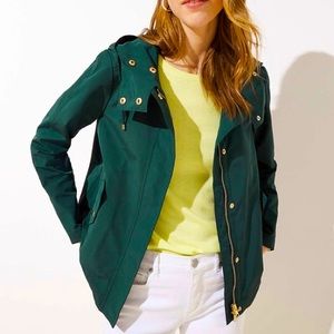Loft Emerald Green Modern Raincoat